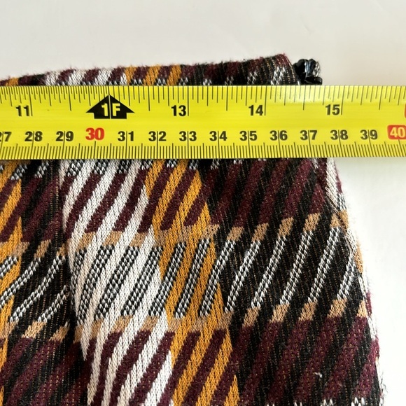 Free People Plaid Cropped Flare Pants Size 12 - Picture 11 of 16